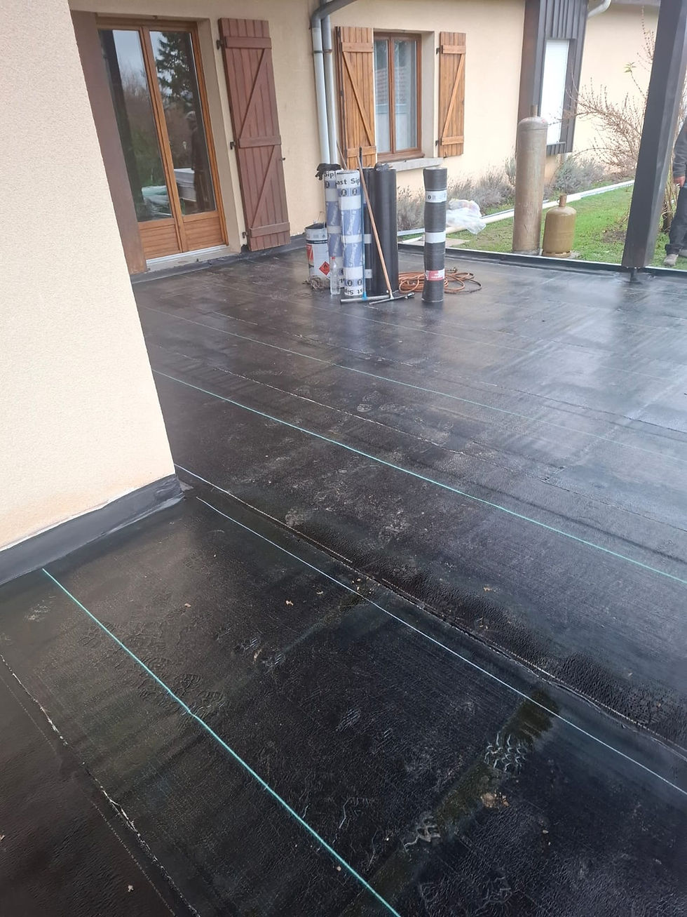 Rénovation complète d’une terrasse accessible – Étanchéité et protection durable