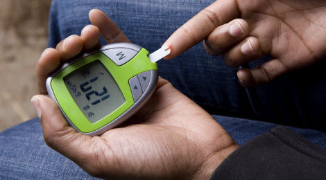 Checking non-fasting glucose levels.