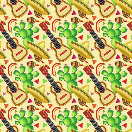 Miniatura: Microfibra Guitarras Sombreros