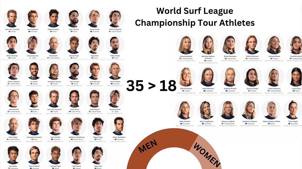 Surfing infographic