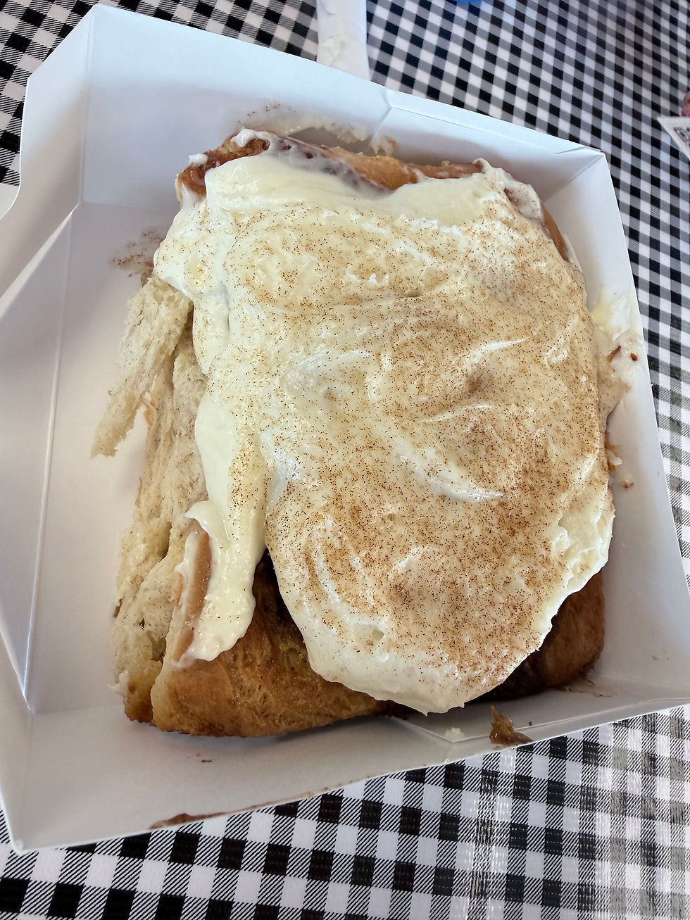 Their cinnamon rolls are amazing!