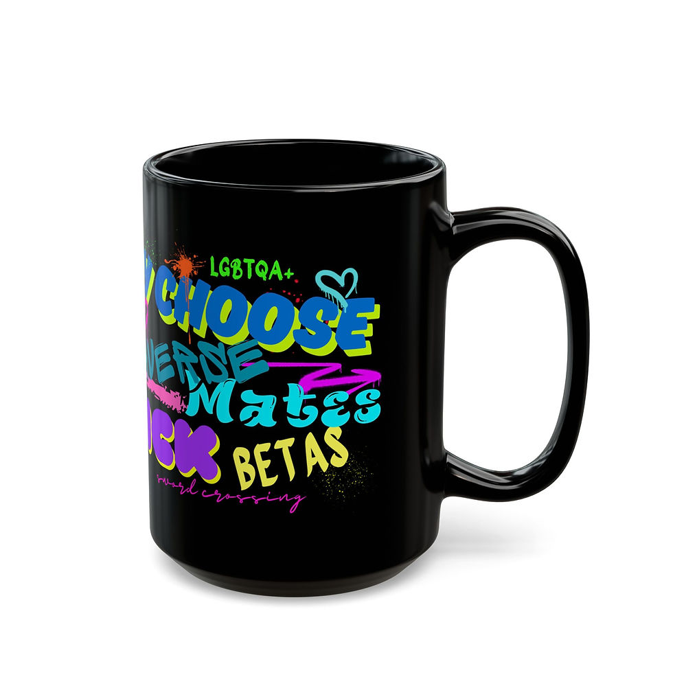 Thumbnail: Omegaverse Graffiti Mug - 11oz & 15oz