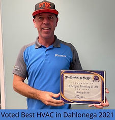 Voted Best HVAC in Dahlonega, GA