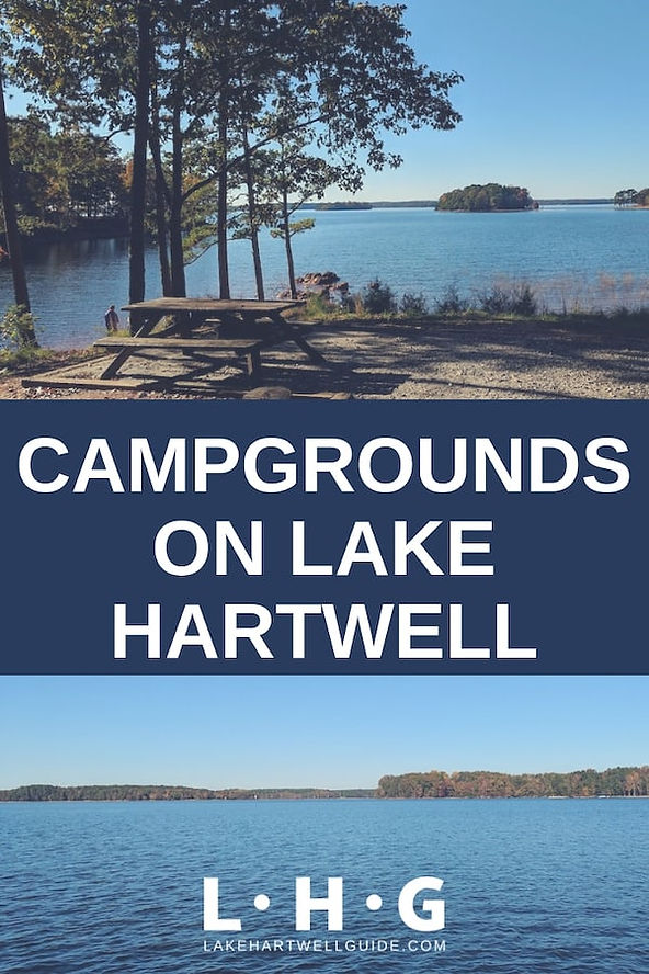 Take a tour of the campgrounds on Lake Hartwell