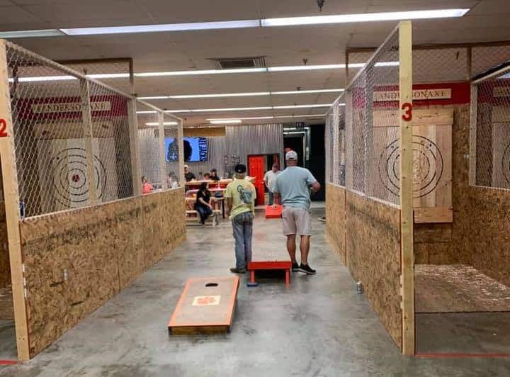 anderson axe throwing facility