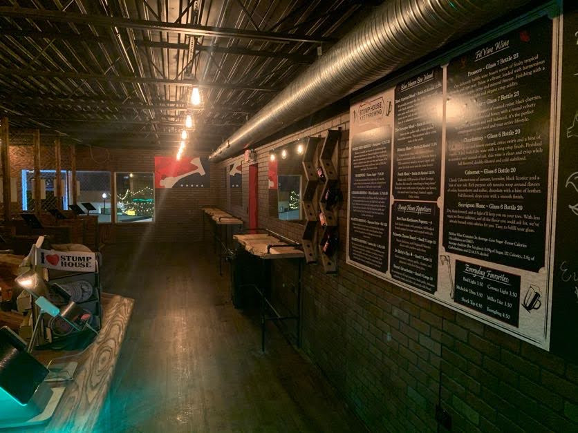 stump house axe throwing facility