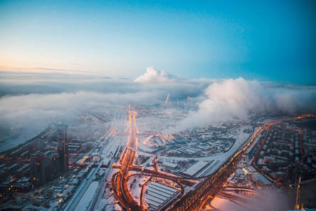 Смотровая площадка Москва-сити Выше Только Любовь