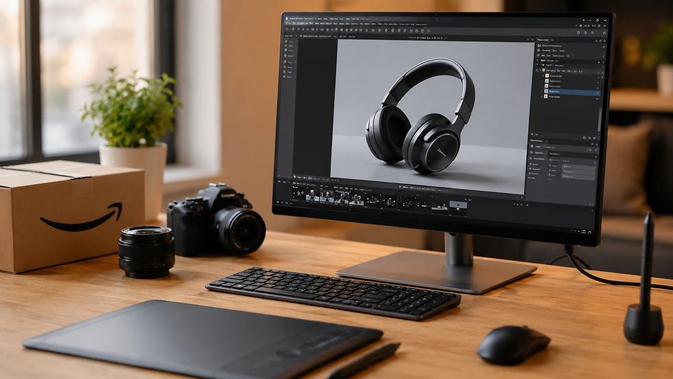 Photorealistic 3D product rendering workflow for creating Amazon product images