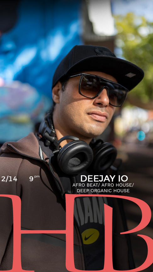 Afro Beat & Deep Organic House Night – DeeJay IO