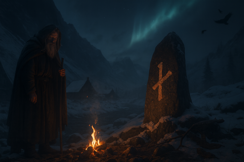 Nauthiz rune – symbolic