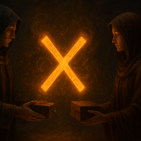 Gebo rune meaning – the gift of partnership