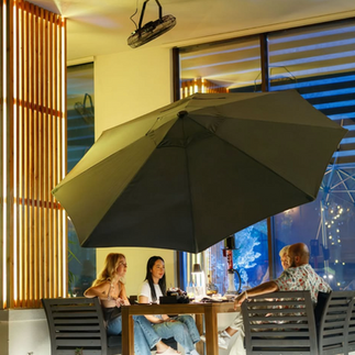 Guests enjoying Sunday Sunset experience at HB Lounge Bar