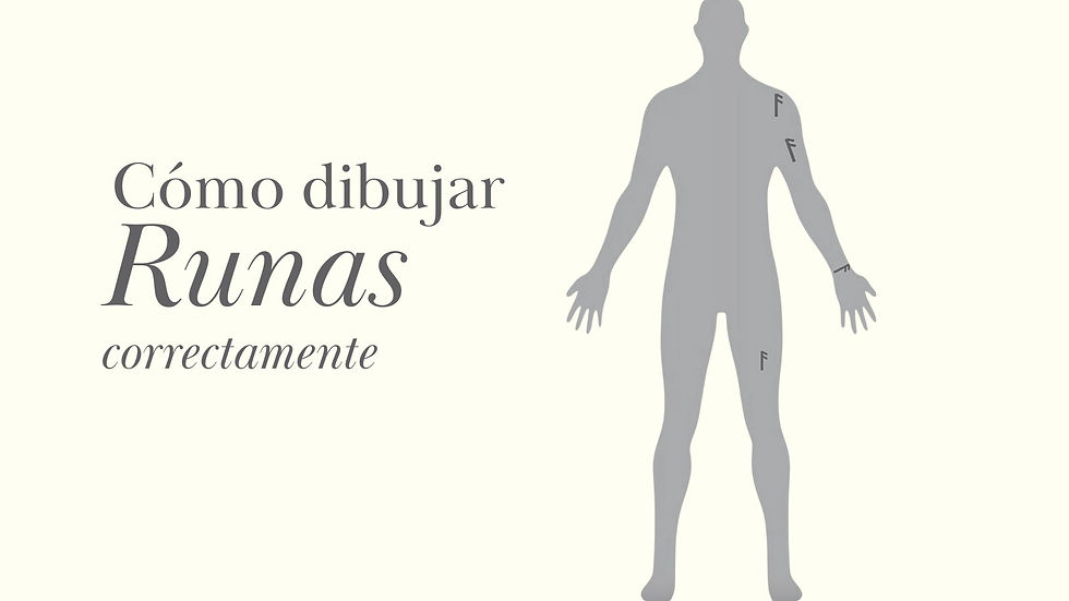 Cómo dibujar runas correctamente