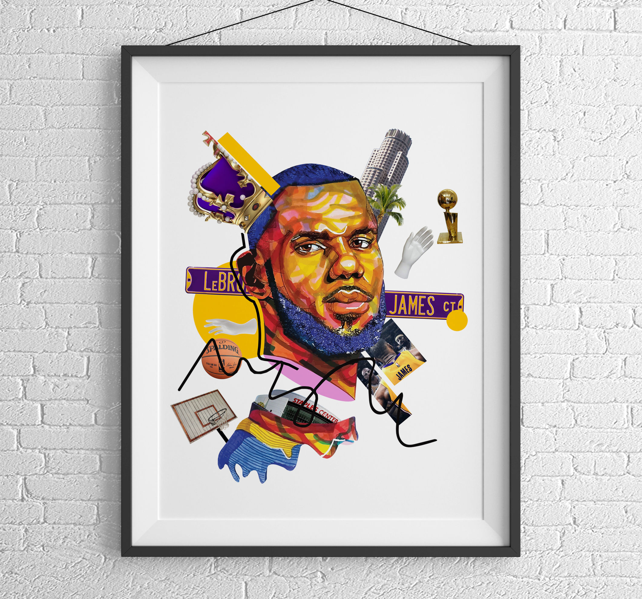 "King James" Print