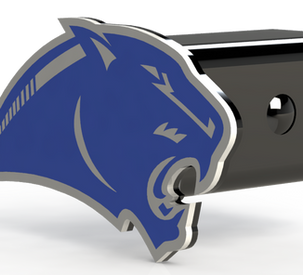 Springboro Panthers Hitch Cover blue