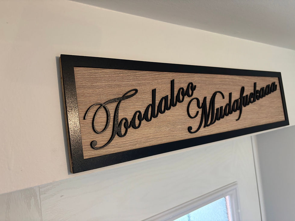 Thumbnail: Toodaloo door sign 