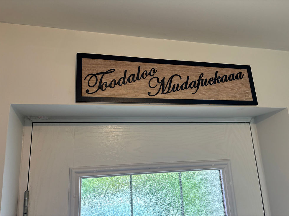 Thumbnail: Toodaloo door sign 