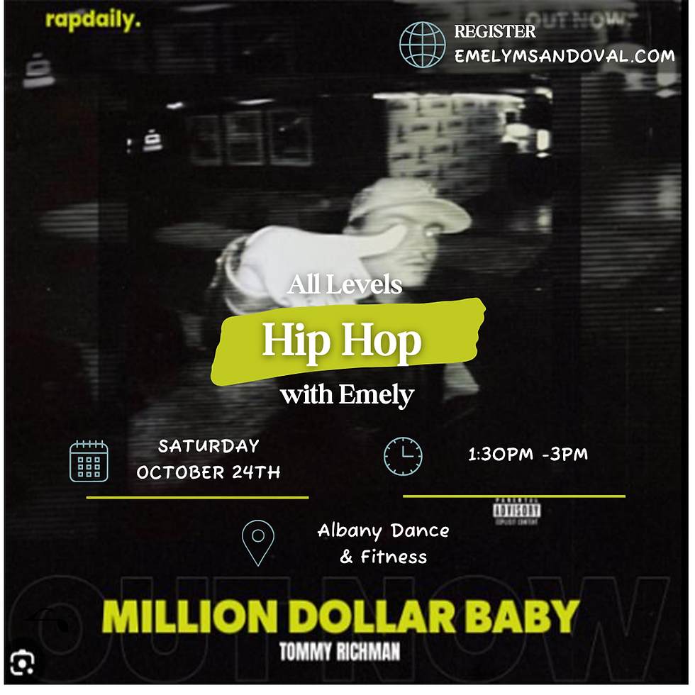 All Levels Hip Hop Dance Class | 10/24