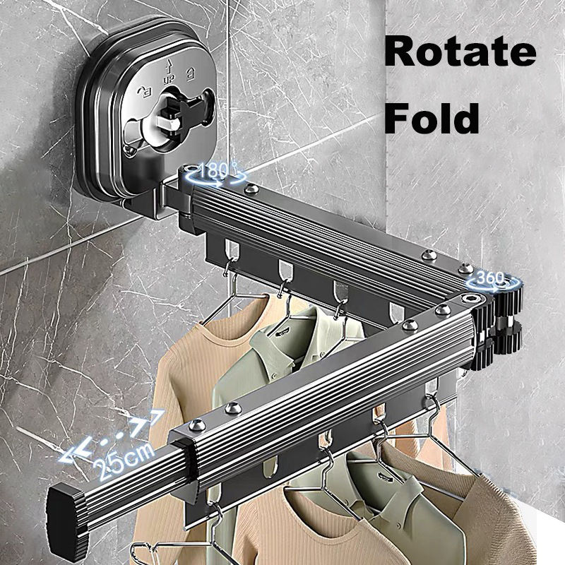 Retractable Clothes Drying Rack,Space-Saver,Collapsible Drying Racks for Laundry