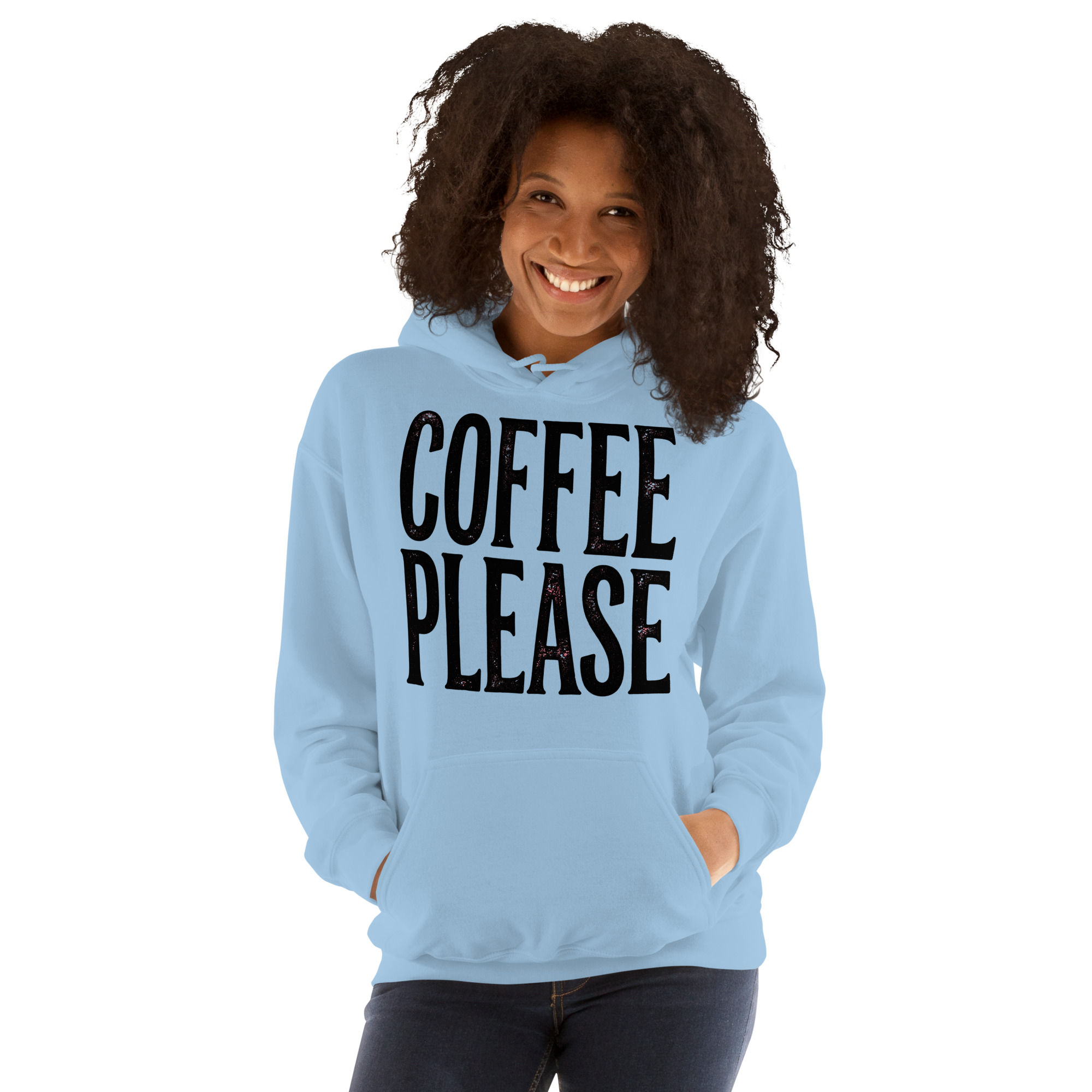 Unisex Hoodie Coffee Please style 5