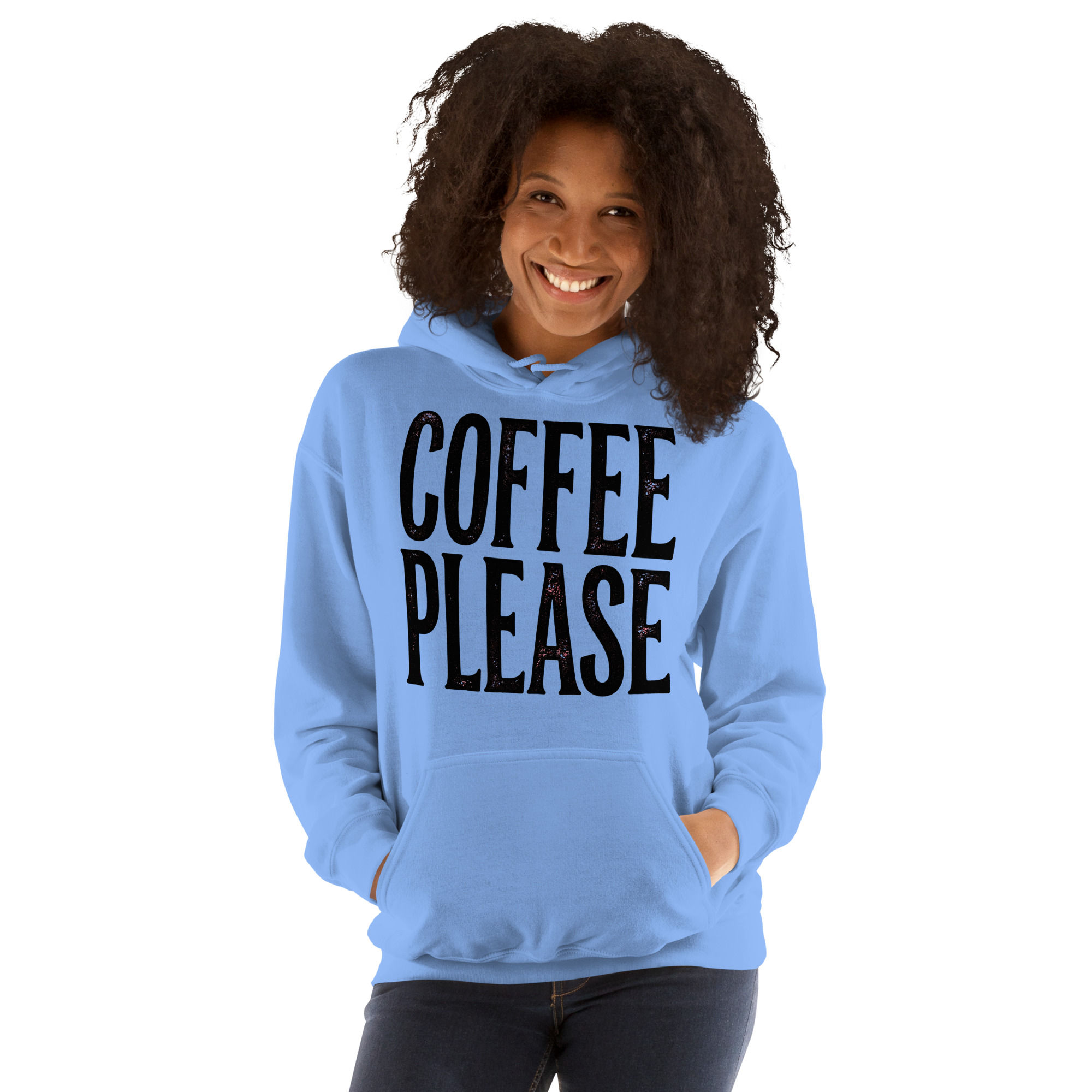 Unisex Hoodie Coffee Please style 5