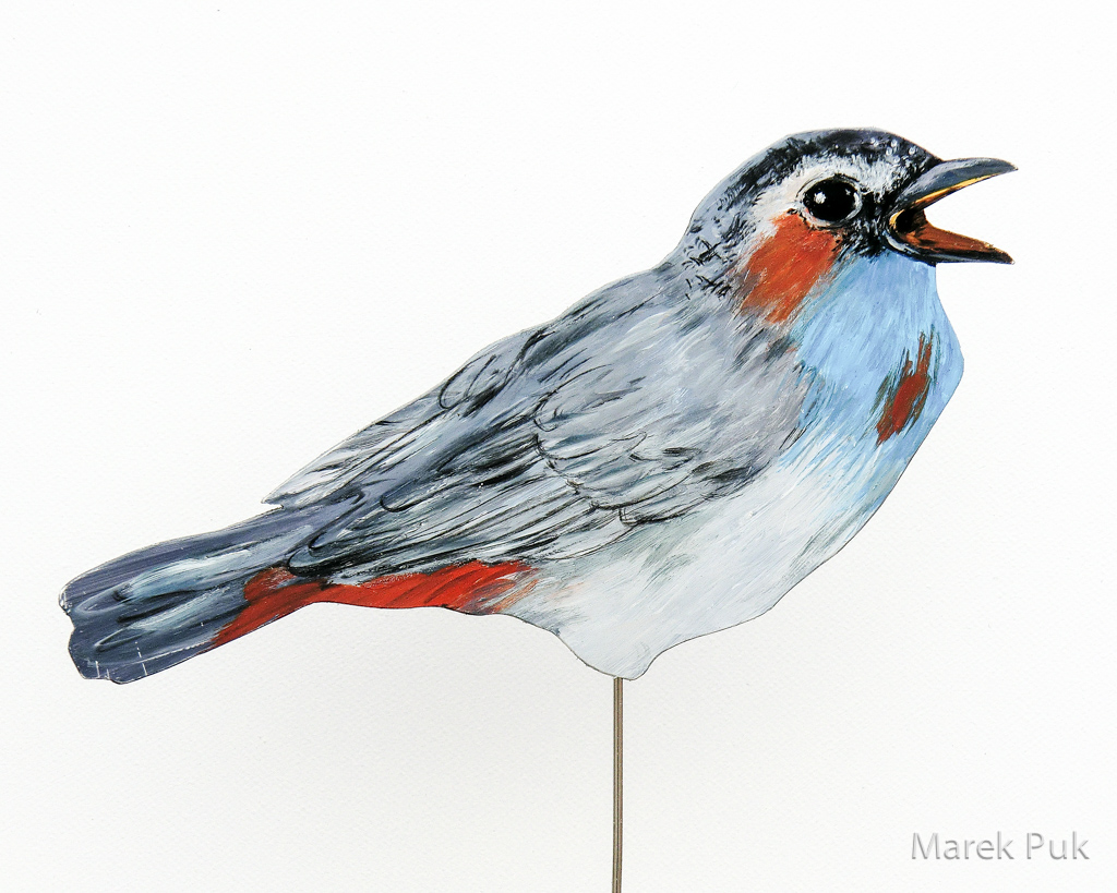 Blaukehlchen 024a-Dekovogel