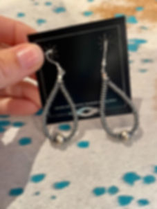 Micro Saucer Pearl Hoops
