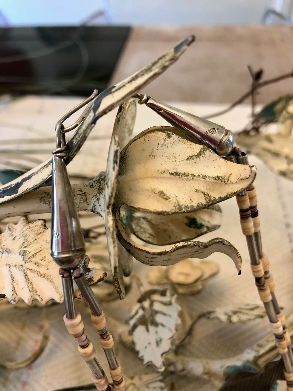 Thumbnail: Vintage Heishi and Silver Tube Double Strand