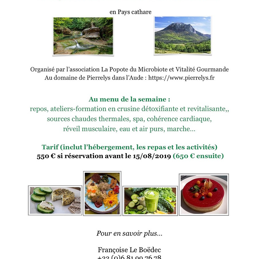 Séjour détox, repos et vitalité