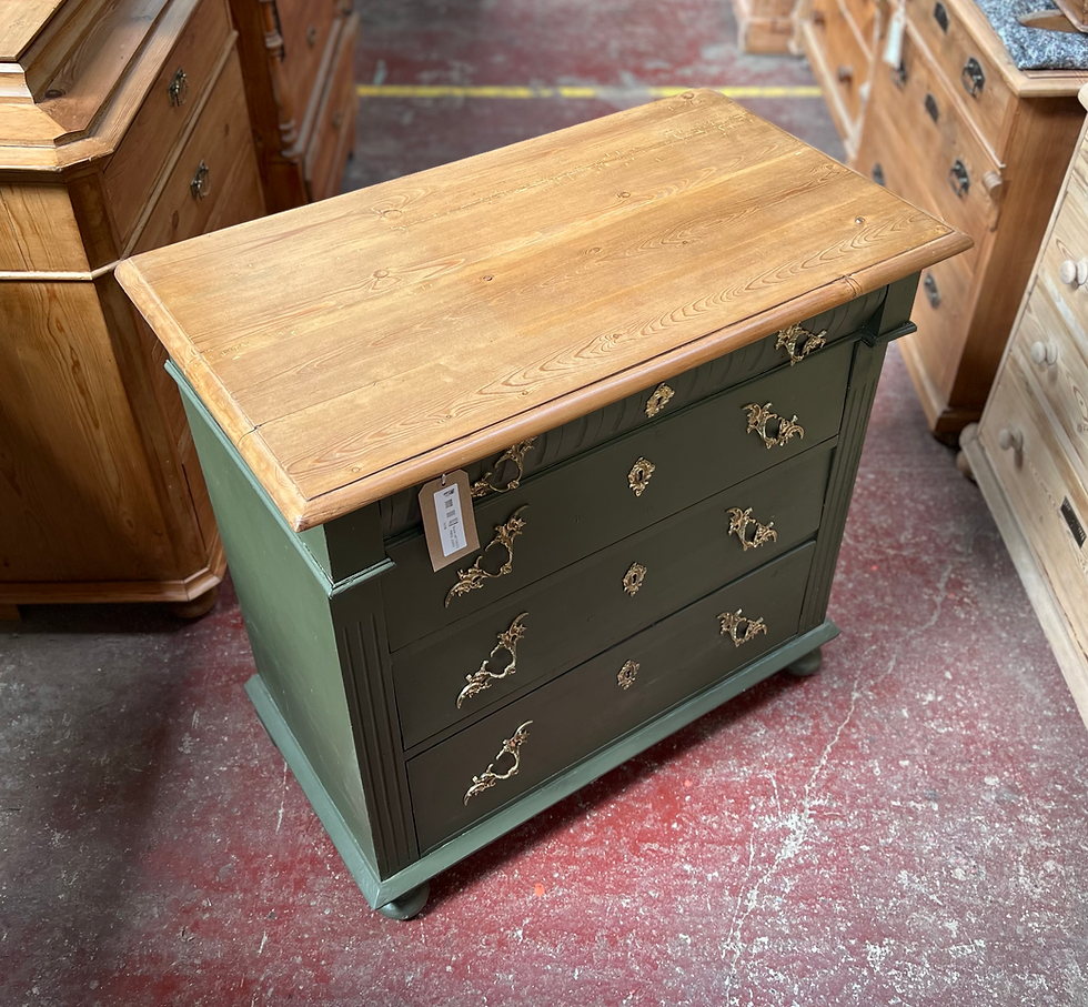Thumbnail: Scandinavian chest of drawers painted in Little Greene