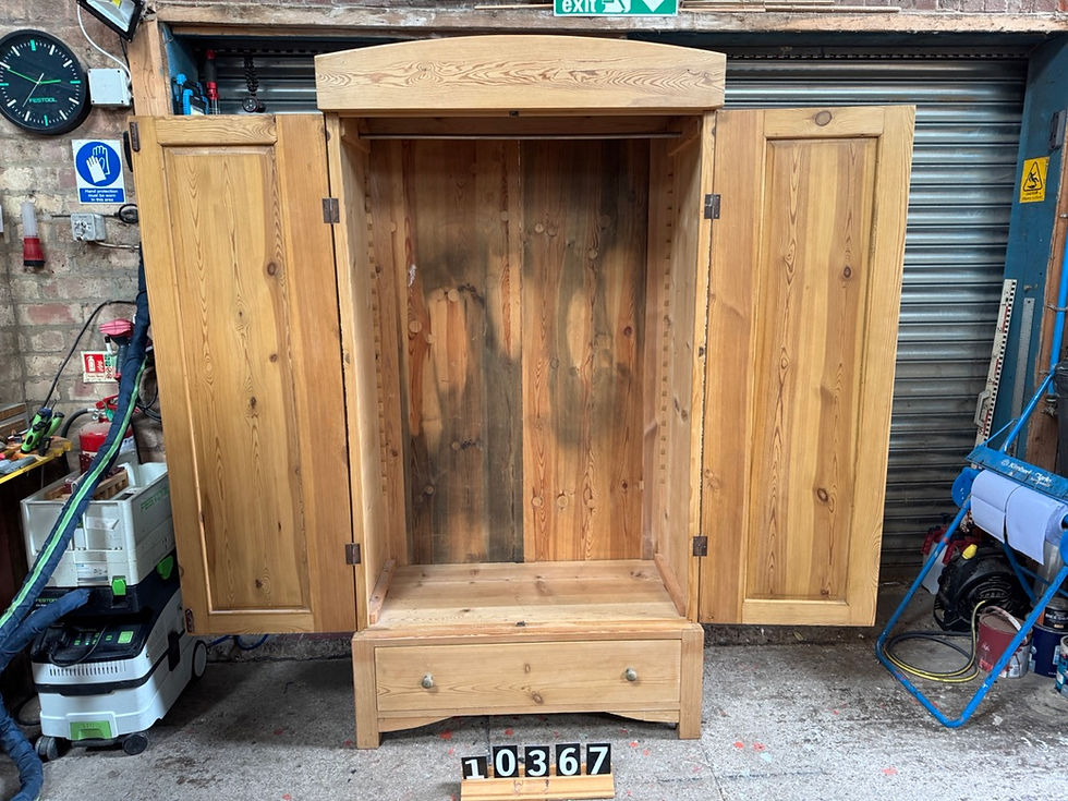Thumbnail: Double knockdown wardrobe/cupboard - waxed and ready to go