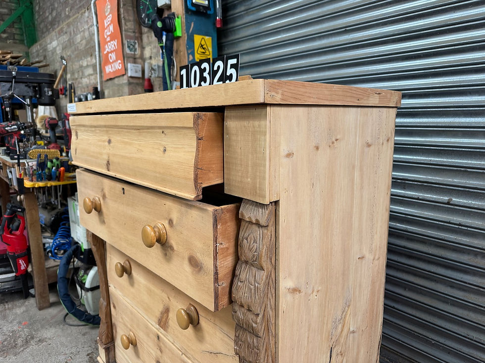 Thumbnail: Large Victorian Scottish Pine Chest of Drawers c1890