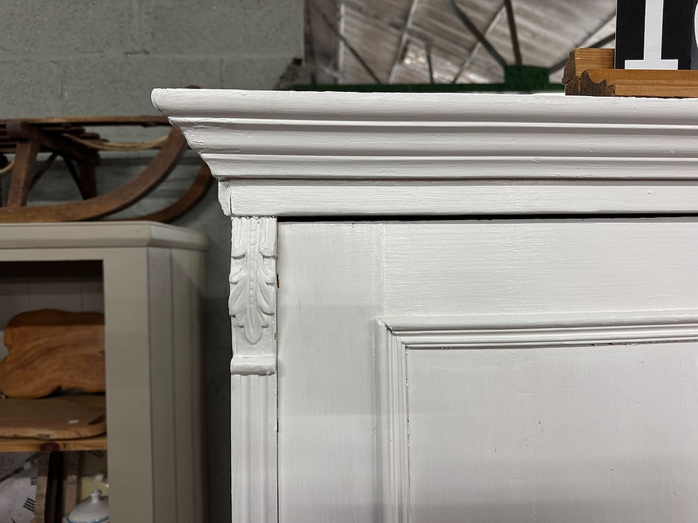 Thumbnail: Painted  1 door cupboard/children's wardrobe, can be stripped/repainted