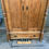 Thumbnail: Waxed antique pine cupboard with pillars, ref 10124