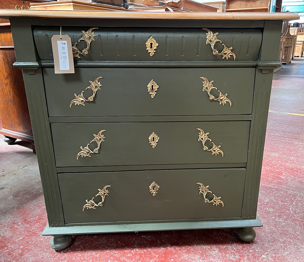 Thumbnail: Scandinavian chest of drawers painted in Little Greene