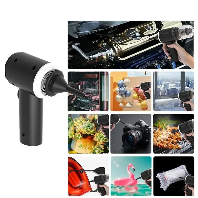 Thumbnail: Mini Cordless Portable Vacuum Cleaner 9000Pa – Ideal for PC and Gaming Setups