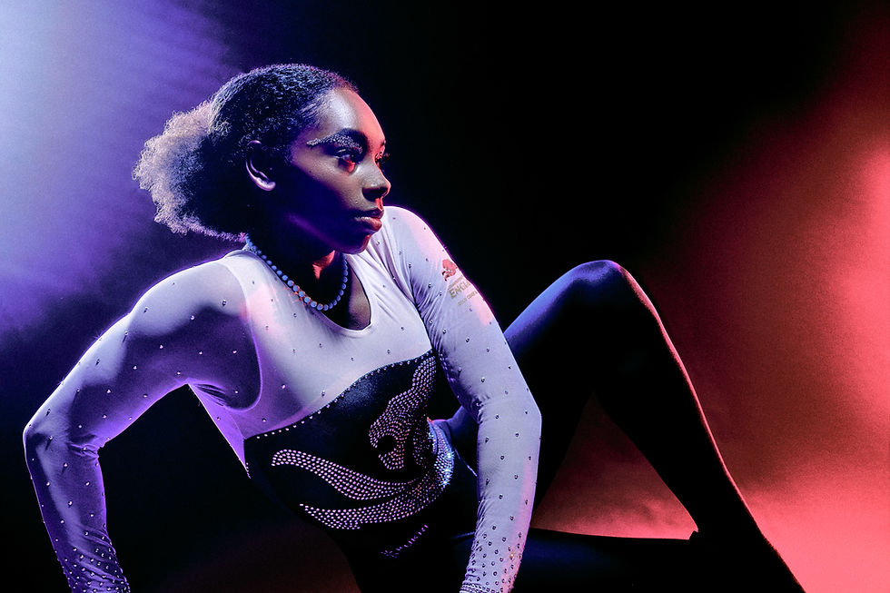 Leotard Kukri Sports for Commonwealth Games 2018  Necklace  Stylist's Archive  Tights Intimissimi  Shoes Escada