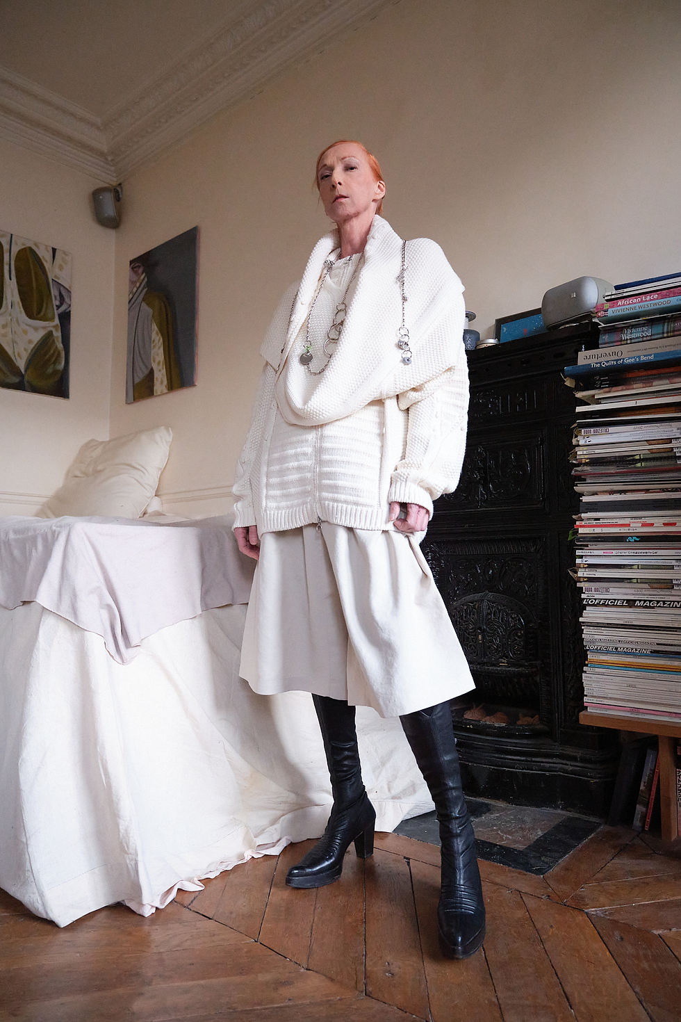 Knitwear, Scarf & Skirt TAKATURNA X Nao Okawa Shoes JeanPaul Gaultier Jewellery Titti Botticchio