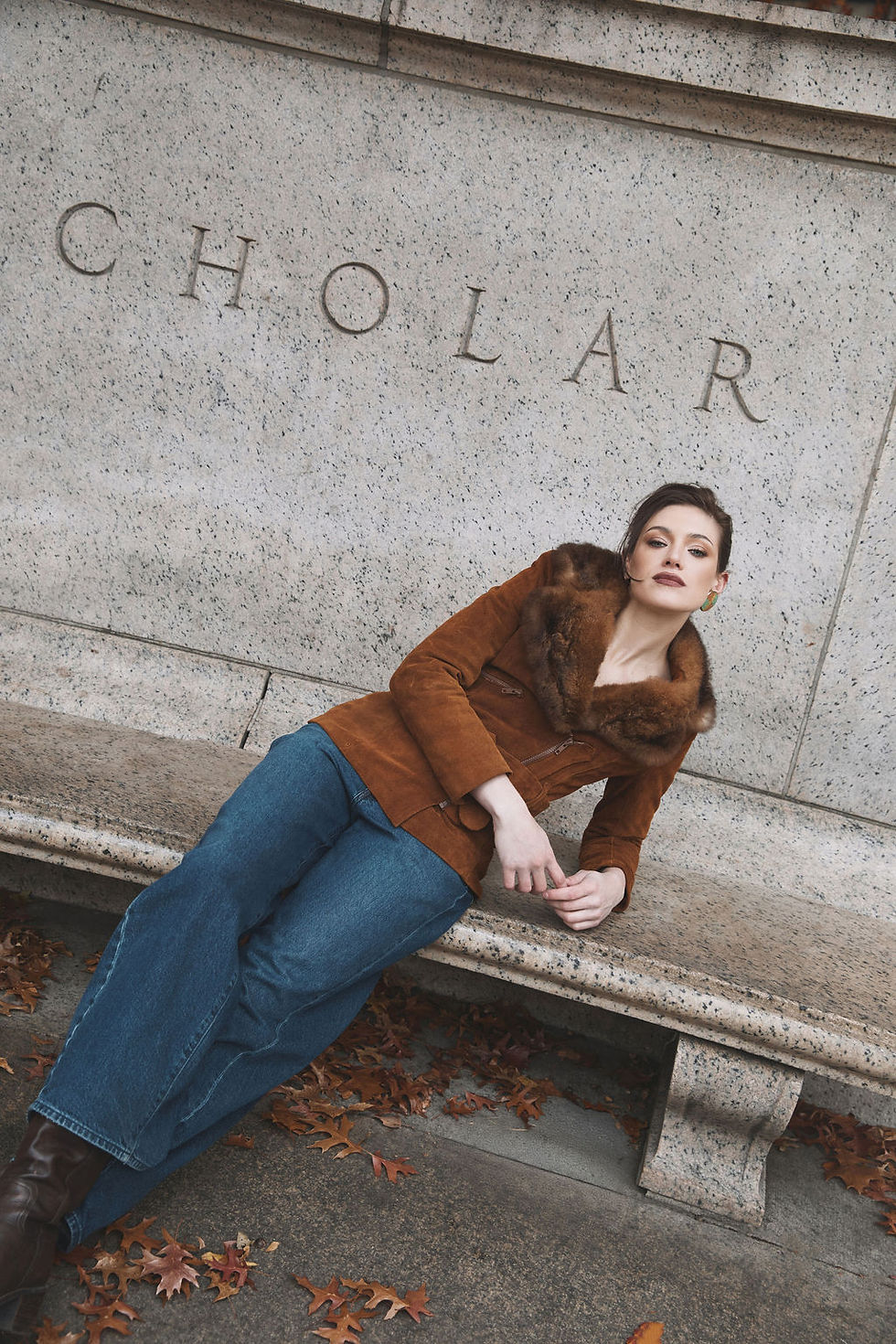 Jacket Vintage  Jeans GU  Bag Vintage Suede Gucci  Shoes Vintage