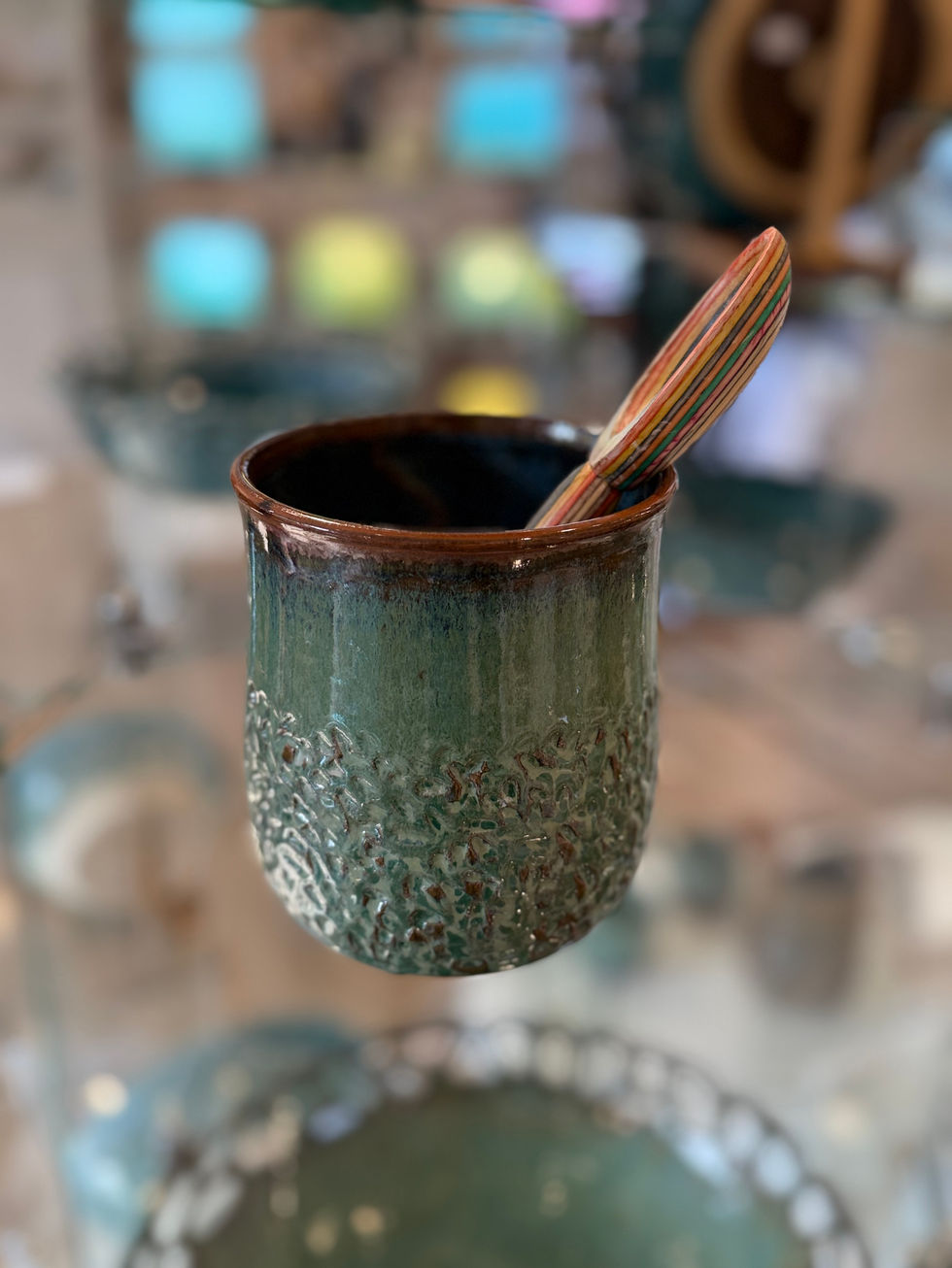 Emerald Falls Utensil Holder