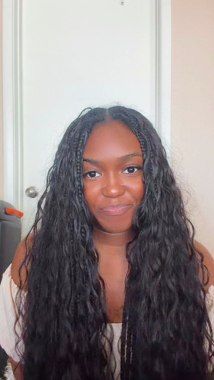 Thumbnail: Feather Crochet Human Hair