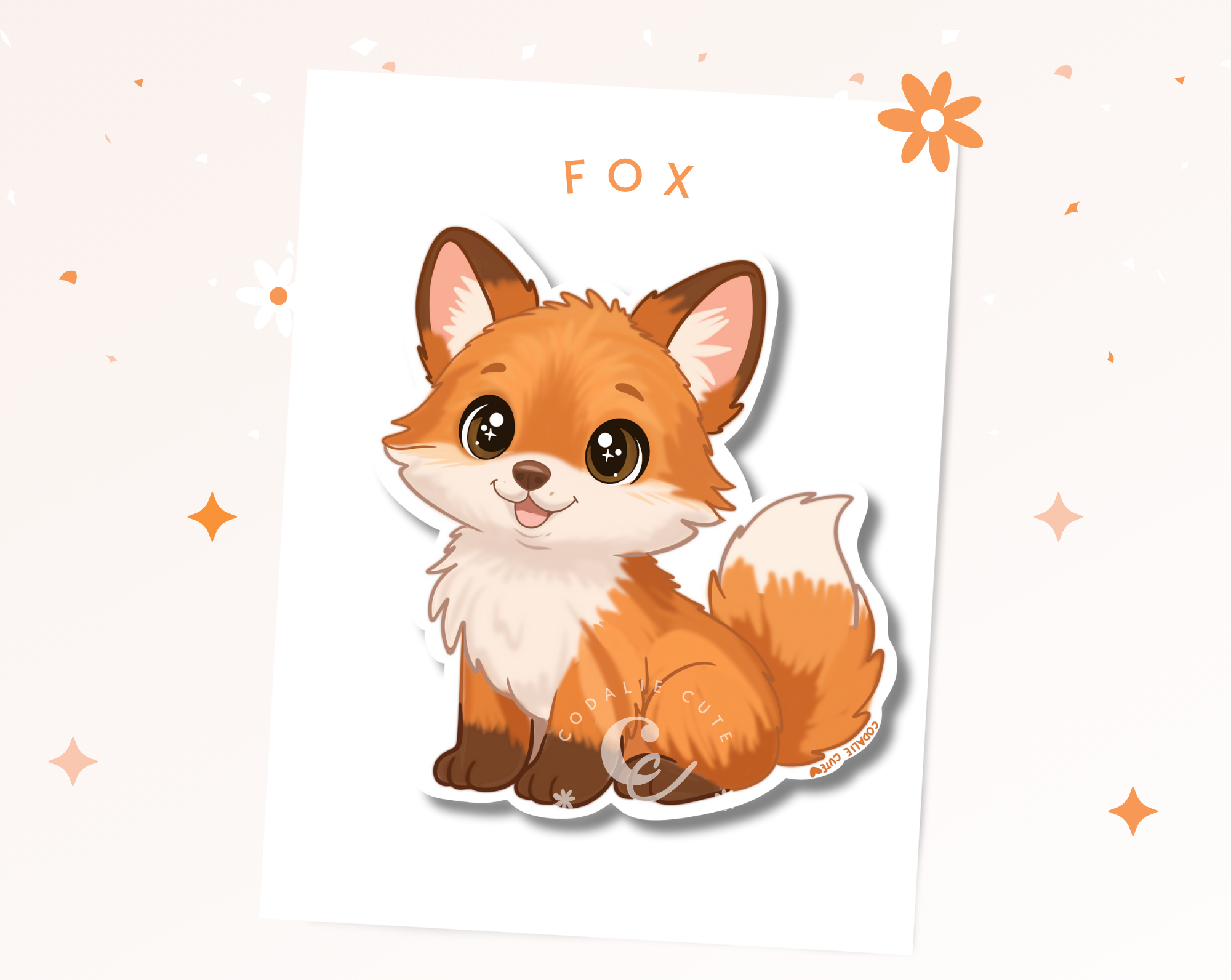 Fox• Waterproof • Vinyl • Glossy