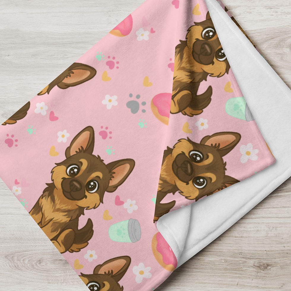 Thumbnail: German Shepherd Throw Blanket