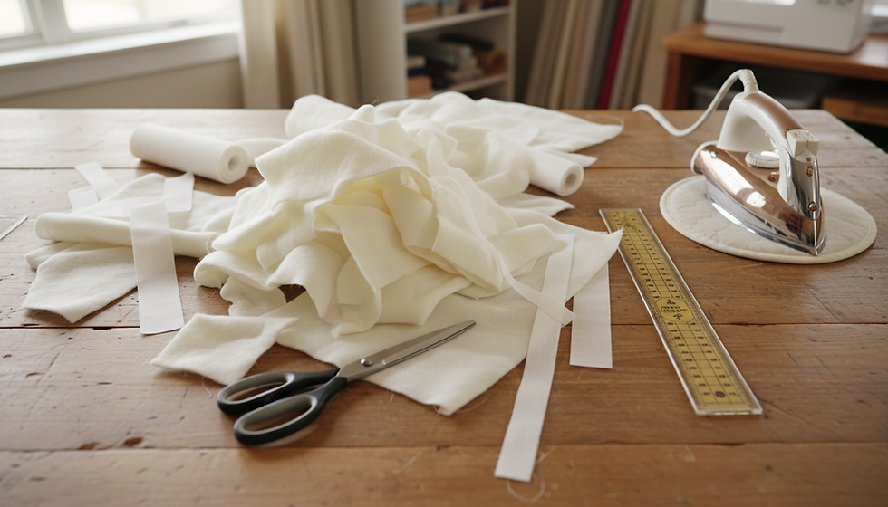 How to Piece Batting with Interfacing for Seamless Quilt Projects
