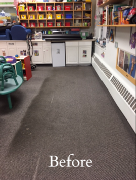 dirty commercial carpet