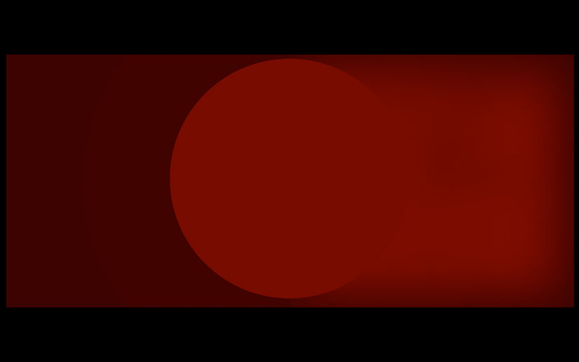 Still showing a centered red circle fading into pale red squares on both sides.