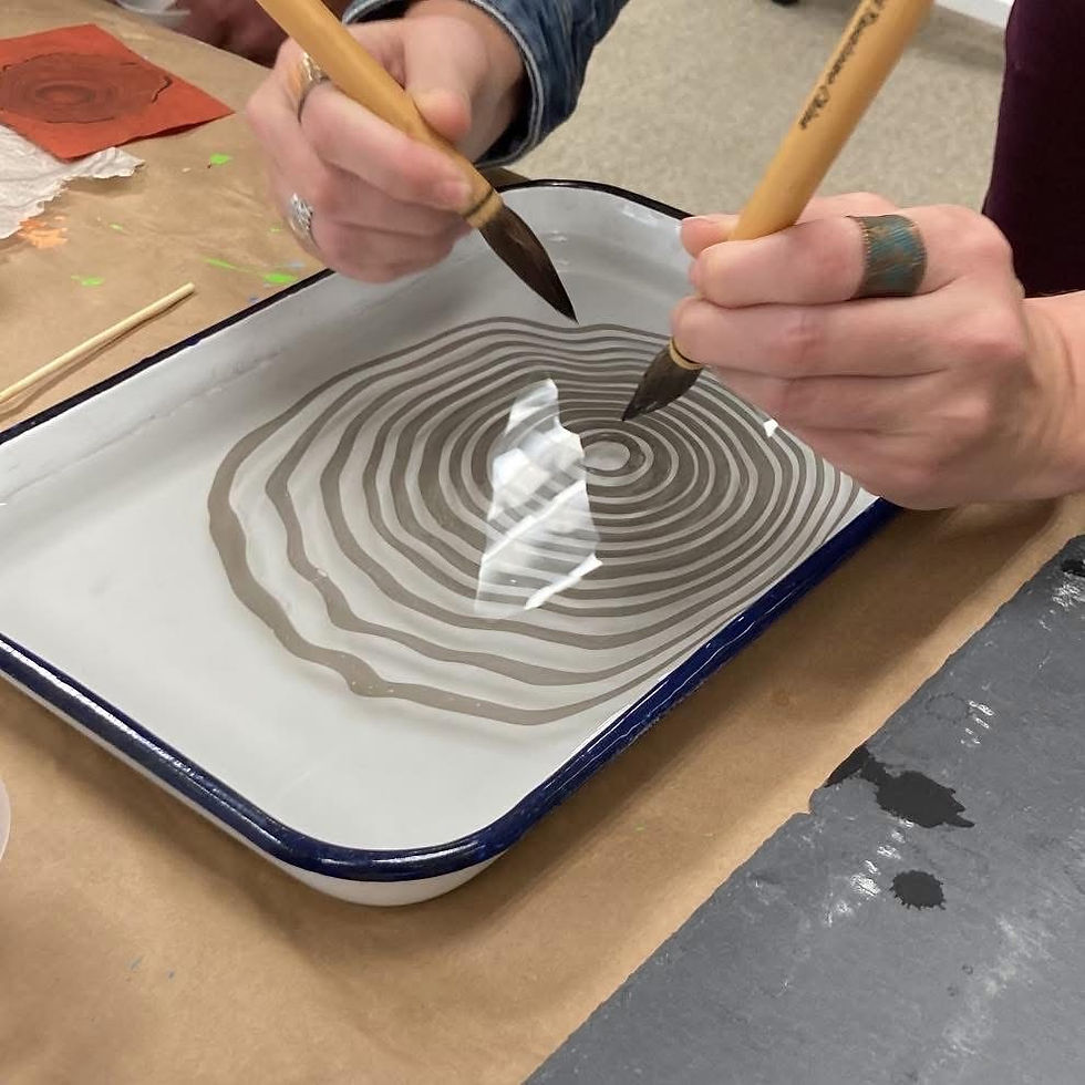 Meditative Marbling with Dawn Tevis 