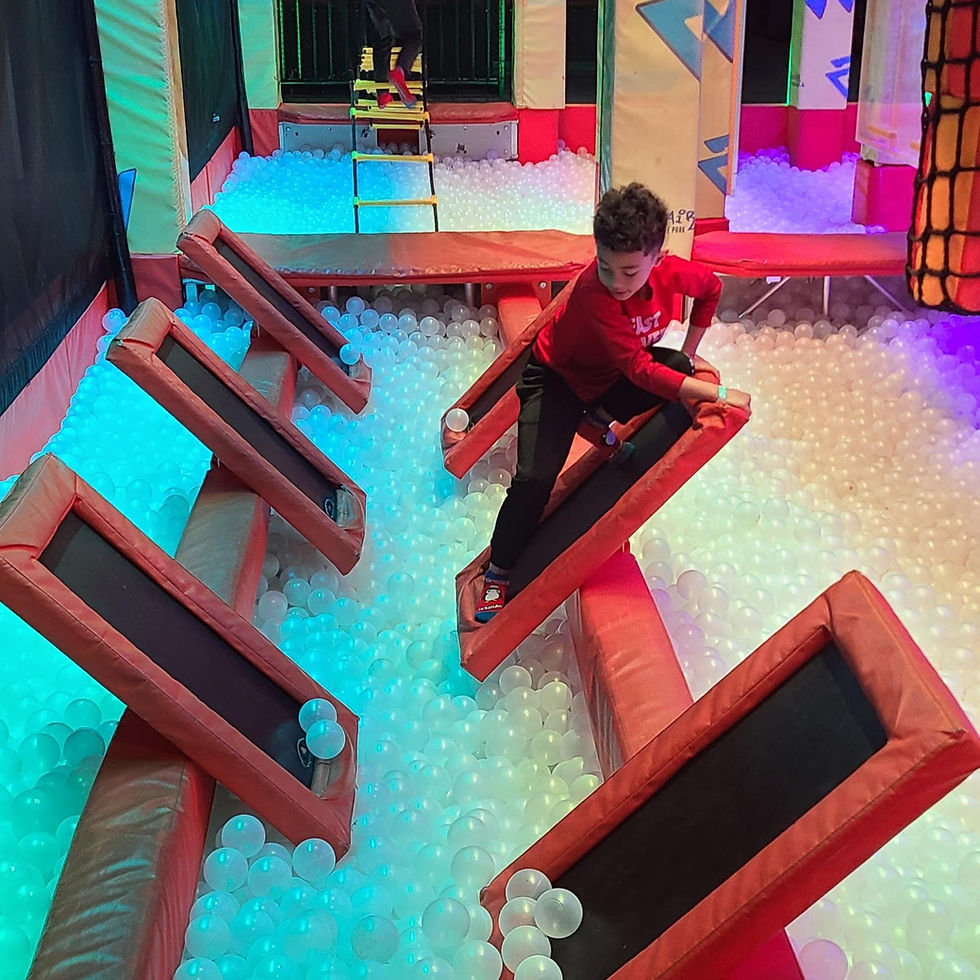 boy at trampoline park in Plymouth, MN