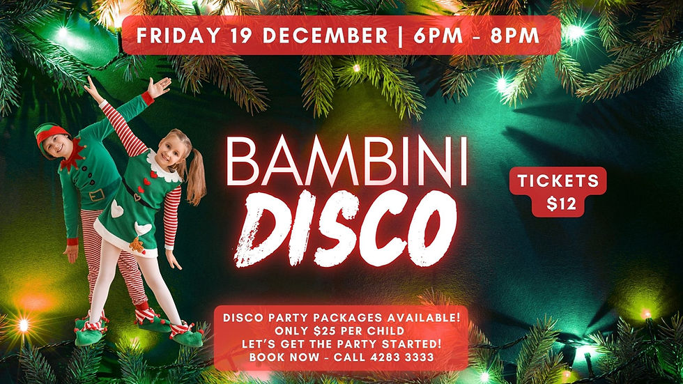 Christmas Bambini Disco – Let’s Jingle and Dance!