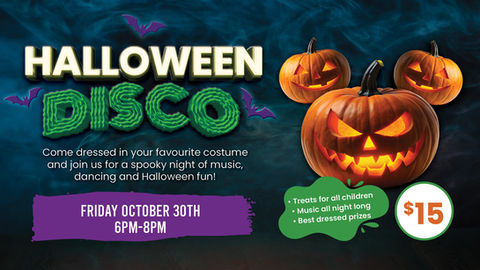 Poster: Bambini Halloween Disco